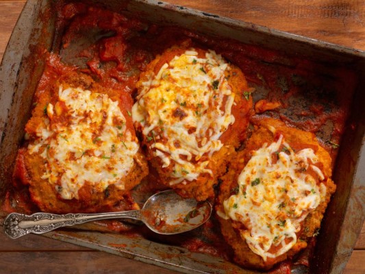 Pechugas de pollo a la parmesana