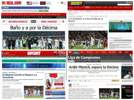 Prensa alaba al Real Madrid: 'Baño, humillación, lección de fútbol'