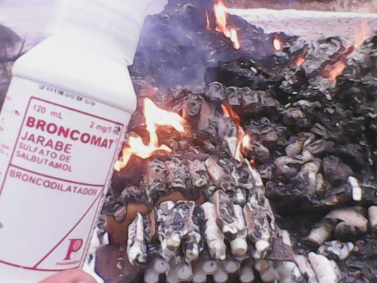 Medicinas quemadas eran de centro de salud