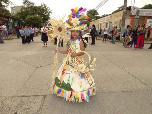 Tegucigalpa luce inundada de civismo y color