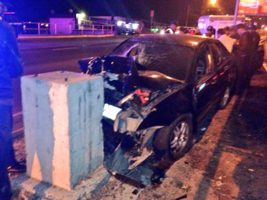 Dos muertos en dos accidentes en bulevar FFAA de Tegucigalpa