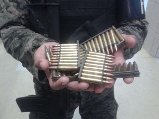 Decomisan municiones en terminal de buses en San Pedro Sula