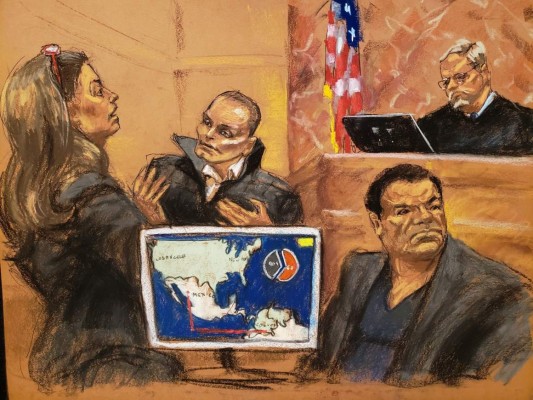 Juicio de El Chapo: Defensa intenta desacreditar el testimonio de 'Chupeta'