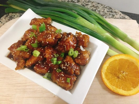 Cómo hacer pollo con naranja