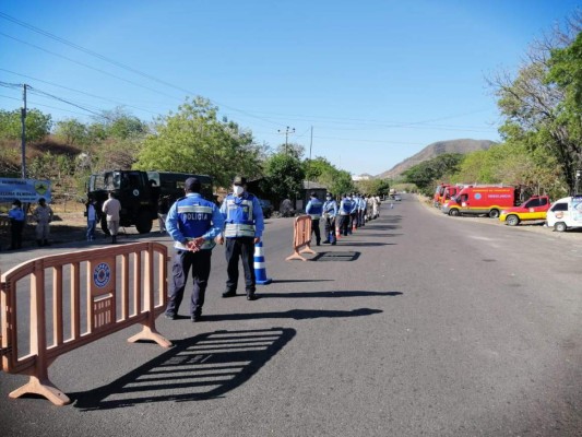 Policía Nacional realiza operativos en distintos ejes carreteros de Honduras previo a la Semana Santa