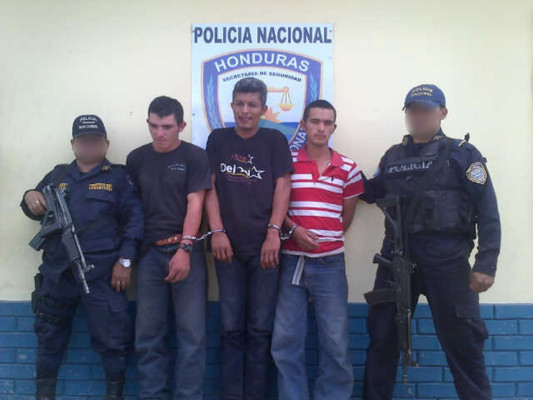 Detienen a cuatro hombres en diferentes hechos en Honduras