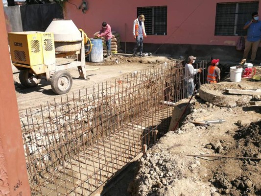 Avanza proyecto de pavimentación en barrio Morazán