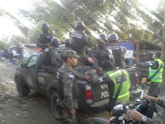 Capturan a 12 supuestos pandilleros en San Pedro Sula