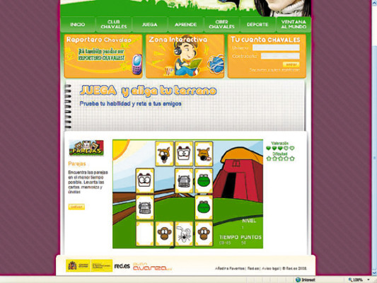 Sitios para niños en internet