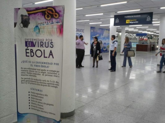 Instalarán unidad de vigilancia por ébola en aeropuerto de San Pedro Sula