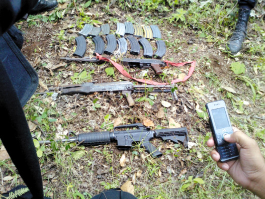 Guatemala ha incautado a Zetas armas de Honduras