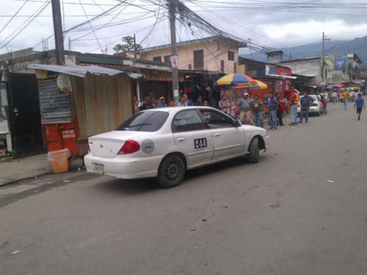 Ultiman a taxista en el centro de San Pedro Sula