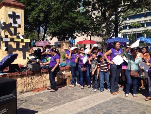 Mujeres claman por un alto a la violencia en San Pedro Sula