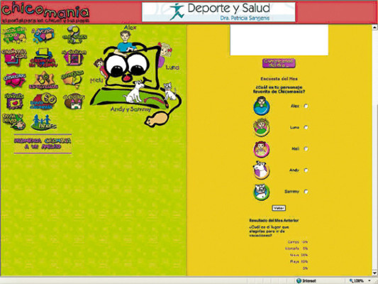 Sitios para niños en internet