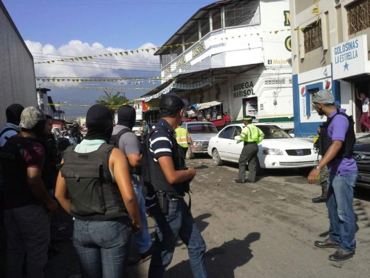 El operativo lo realizó la Policía Municipal, la Dirección Nacional de Investigación Criminal, Policía Preventiva, Ejército y de la Fuerza de Seguridad Interinstitucional Nacional (Fusina).