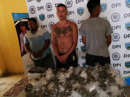 Capturan a tres supuestos pandilleros de la MS en El Progreso