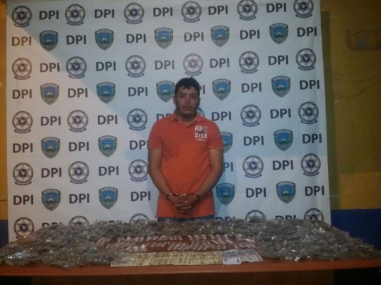 Detienen distribuidor de drogas que operaba en La Esperanza