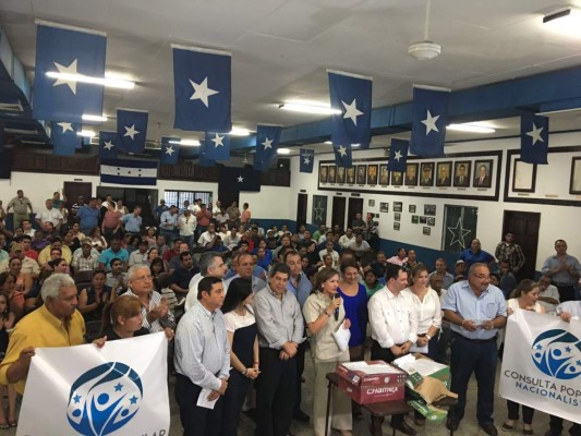 Nacionalistas inicia recolección de firmas para reelección en Cortés