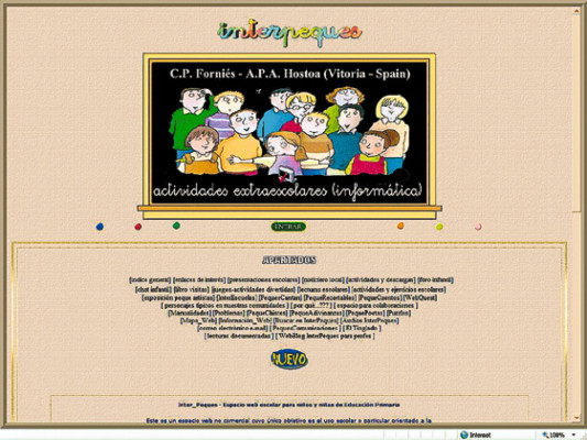 Sitios para niños en internet