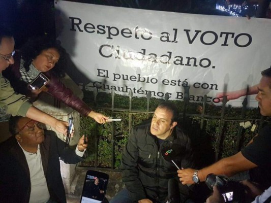 Cuauhtémoc Blanco se pone en huelga de hambre