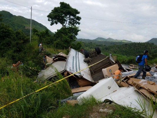 Fallece salvadoreño en accidente en carretera de Honduras