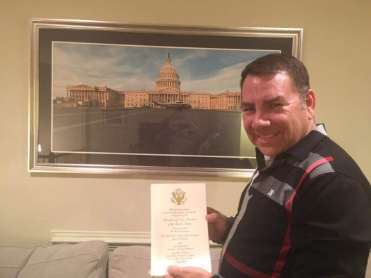 El único hondureño invitado a la toma de posesión de Trump