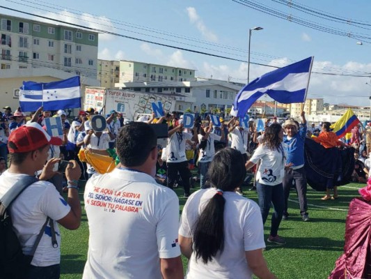 'Estamos viviendo una experiencia única': hondureños en Jornada Mundial de Panamá  