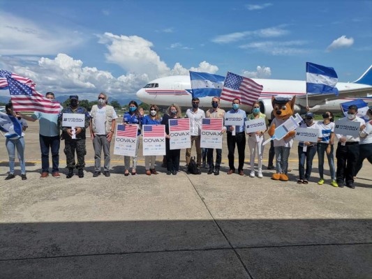 Arriban a Honduras 1.5 millones de vacunas donadas por Estados Unidos
