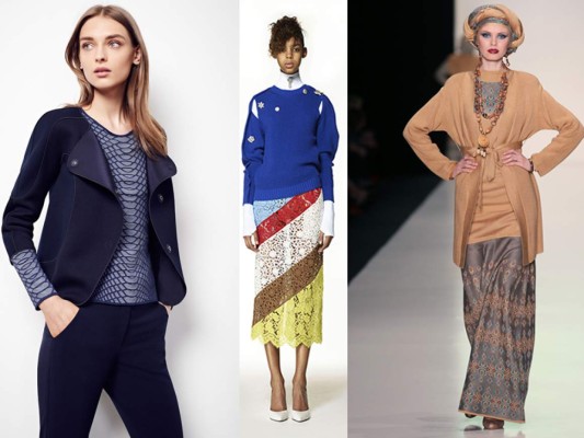 El jersey en vestidos o blusas se ponen de moda