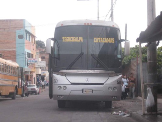 El lunes se reactiva el transporte urbano hacia Olancho
