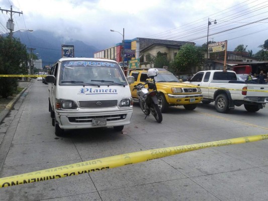 Matan a conductor de rapidito en San Pedro Sula