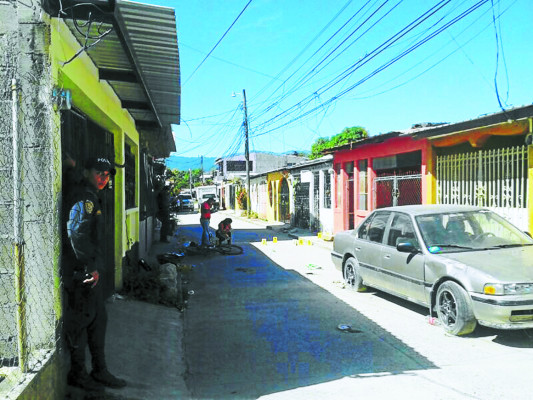 Guardia es ultimado a balazos en la colonia Satélite de San Pedro Sula