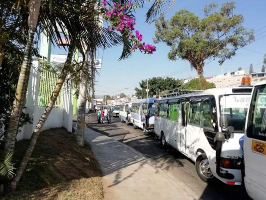 Tegucigalpa: Por extorsión paralizan unidades conductores de Las Torres