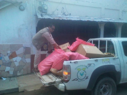 Decomisan 500 libras de pescado seco en San Pedro Sula
