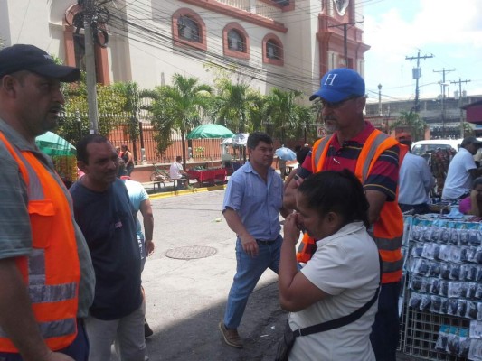 Reordenan a vendedores en centro de San Pedro Sula