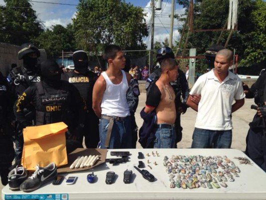 Capturan a tres peligrosos mareros en allanamientos