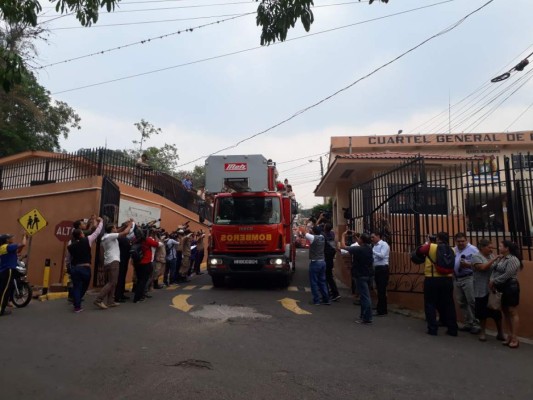 Despiden con caravana a Josué Vargas, segundo bombero que murió calcinado