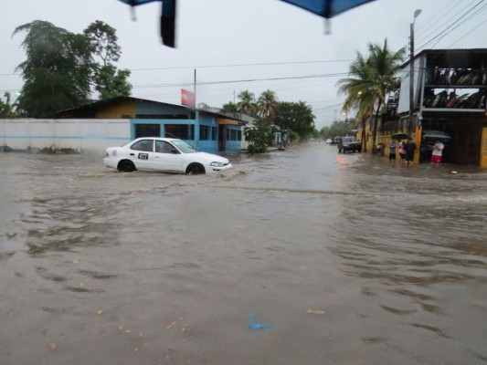 Lluvias causan daños en San Pedro Sula y zonas aledañas