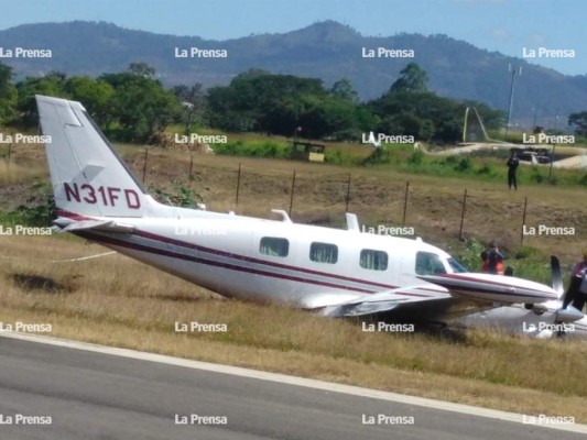 Avioneta aterriza de emergencia en aeropuerto Toncontín