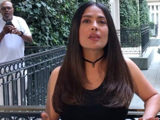 Salma Hayek arranca una donación colectiva con más de un millón de pesos