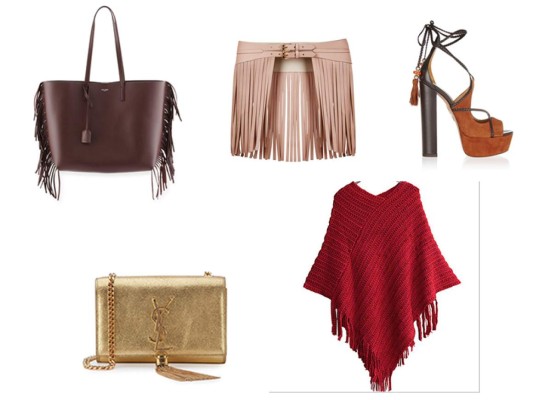 Accesorios con flecos que dictan la pauta esta temporada