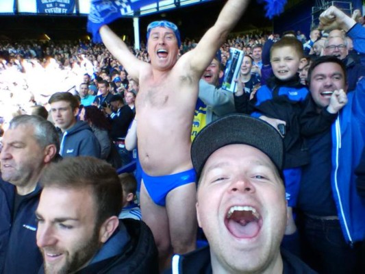 Michael Cullen, el hincha más especial del Everton