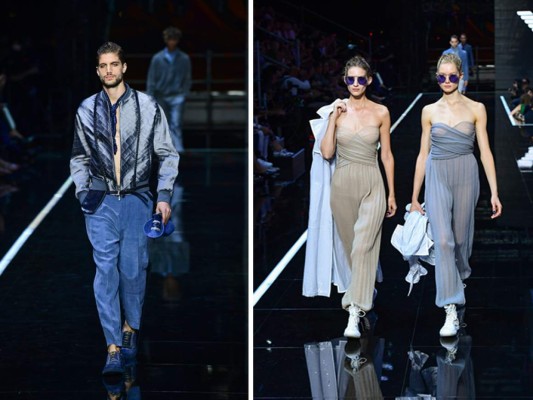 Las guerreras de Fendi y los desgarros de Prada desfilan en Milán