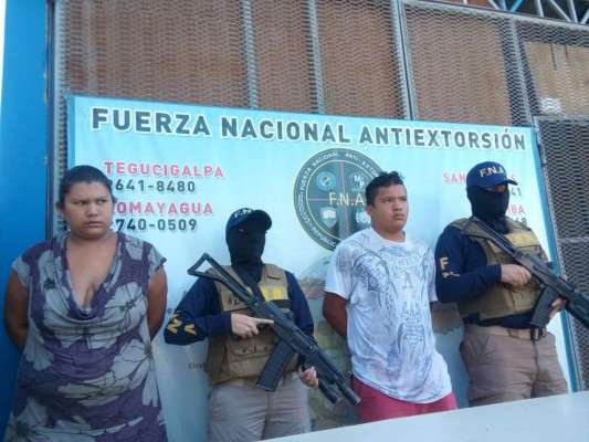 Caen dos supuestos extorsionadores en Tegucigalpa
