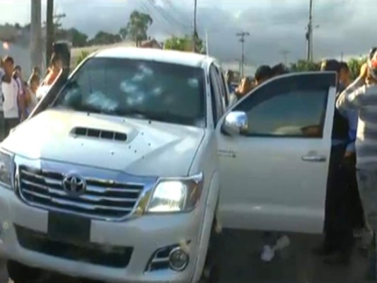 Atentan contra cuatro personas en bulevar en Tegucigalpa