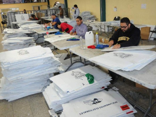 Elecciones en Honduras: Maletas electorales estarán empacadas esta semana