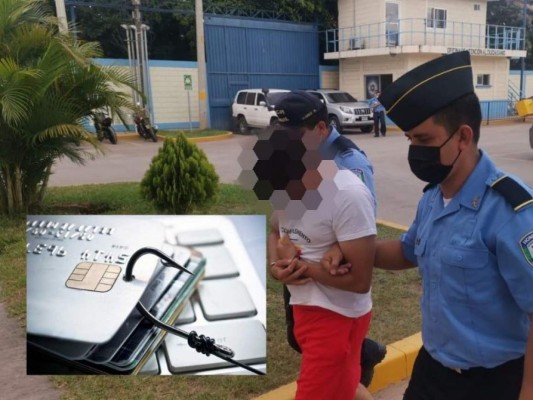 Detienen a sospechoso de falsificar 23 cuentas bancarias en Tegucigalpa