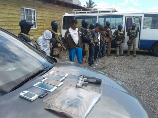 Caen siete personas con droga tras tiroteo con policías en Tegucigalpa