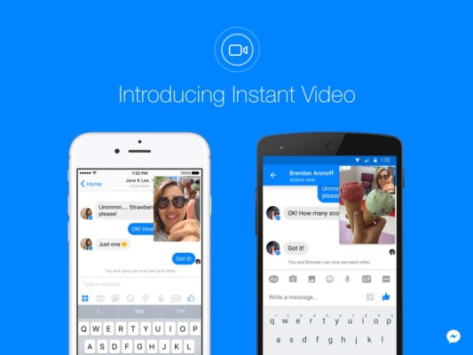 Facebook Messenger incorpora el video en vivo