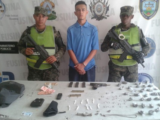 Lo capturan con cocaína y crack